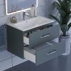 Тумба под раковину Uperwood Foster 291020521 70х50 подвесная цвет серый