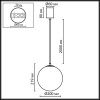 Светильник подвесной Odeon Light Magia (Магиа) 7109/1A