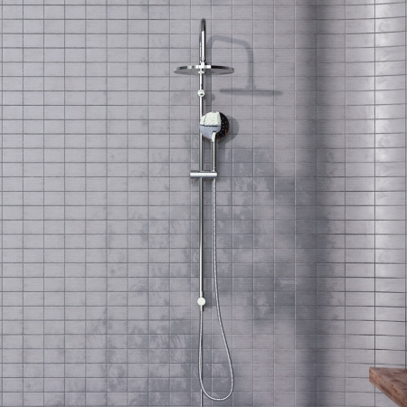 Душевая стойка Damixa Jupiter 977000000 настенная цвет хром