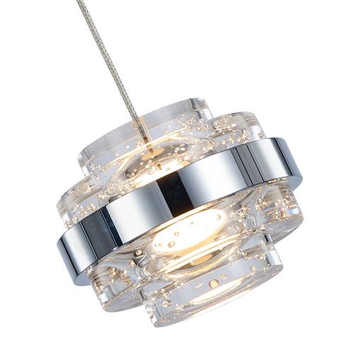 Светильник подвесной Delight Collection Indiana (Индиана) MD22030002-1A chrome/clear - фото 3