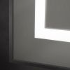 Зеркало с подсветкой BelBagno Kraft SPC-KRAFT-500-800-SENS-NERO 50х80 подвесное