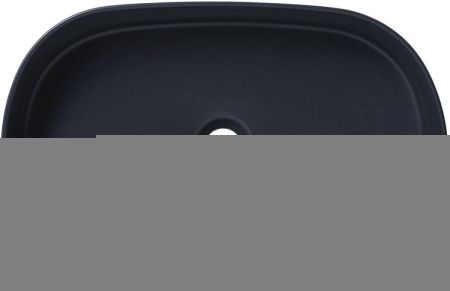 Раковина керамическая Allen Brau Fantasy 4.11022.31 60х40 накладная цвет черный без отверстий под смеситель