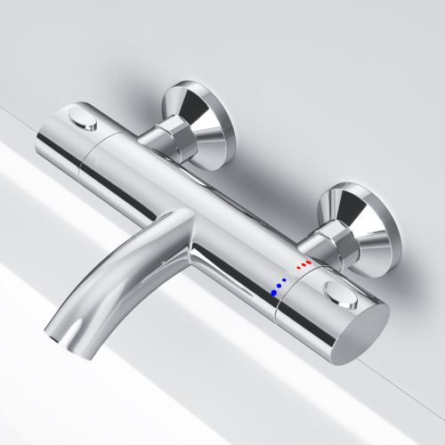 Смеситель для ванны и душа Am.Pm Sense F7550064 настенный хром с термостатом - фото 4