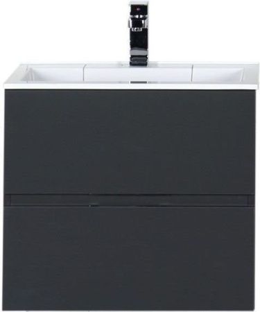 Тумба с раковиной Aquanet Алвита 00213094 60х50 подвесная цвет серый