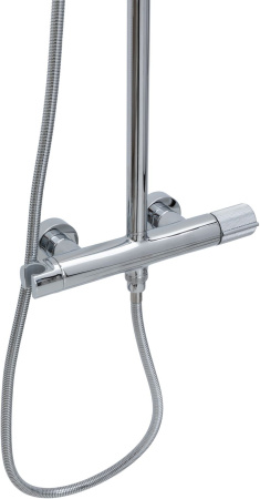 Душевая стойка Allen Brau Liberty 5.33007-00 настенная цвет хром