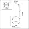 Светильник подвесной Odeon Light Orbite (Орбите) 7028/2L