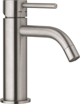 Смеситель Paffoni Light LIG071ST на раковину сталь без термостата