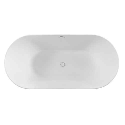 Ванна акриловая BelBagno BB413-1700-800-MATT 170х80 отдельностоящая овальная - фото 3
