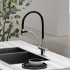 Смеситель для кухни Sancos Dora SC4003CH на мойку хром/черный без термостата