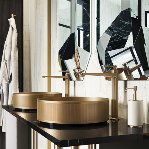 Смеситель Gessi Venti20 65003#710 на раковину латунь - фото 3