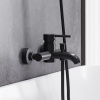 Смеситель для ванны и душа Damixa Scandinavian Pure 361000300 настенный черный без термостата