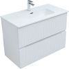 Тумба под раковину Aquanet Джейн 00313287 90х40 подвесная цвет белый