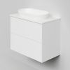 Тумба со столешницей La Fenice TERRA TWIN NFNC-01-TER-B-80-2-3-GG 80х50 подвесная цвет белый
