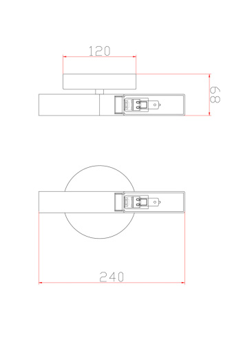 Бра Freya Match (Матч) FR6109WL-01CH - фото 4