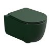 Чаша унитаза подвесная GSG Ceramic Design Hit! HIWCSO036 цвет зеленый без сиденья безободковая смыв торнадо