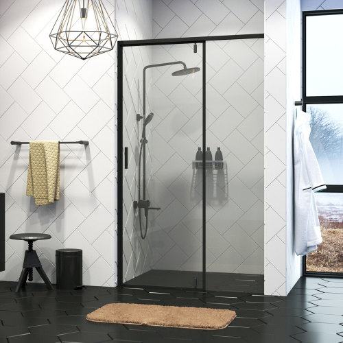 Душевая дверь WasserKRAFT Elbe 74P 74P05 120x200 стекло прозрачное 6 мм - фото 2