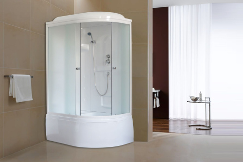 Душевая кабина Royal Bath BK RB8120BK1-M-L 120х80 асимметричная с крышей - фото 2