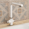 Смеситель для кухни Uperwood Quartz UPD-Q-03-01 UPD-Q-03-01 на мойку/столешницу белый матовый