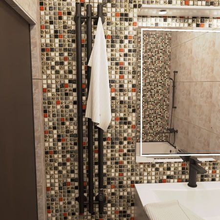 Полотенцесушитель электрический Маргроид Inaro Inaro-12012-1049-9005R 15х120 черный