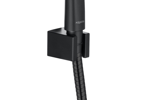 Душевой гарнитур Aquatek ВЕГА AQ2010MB настенный черный матовый - фото 2