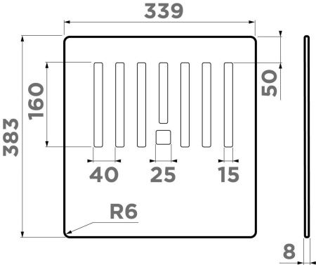 Разделочная доска Omoikiri CB-Kitagawa 86-LB-BL 4999064