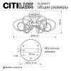 Люстра на штанге Citilux Salma smart (Салма смарт) CL224A171