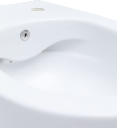 Чаша унитаза подвесная Allen Brau Fantasy 4.11HC1.20 цвет белый без сиденья безободковая каскадный смыв