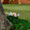 Садовый светильник на солнечной батарее Uniel USL-S-830/PM020 MULTICOLOR MUSHROOMS SET12