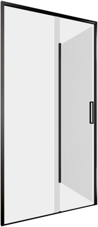 Душевой уголок Aquanet Pleasure Evo AE65-100x80-BT 100х80 стекло прозрачное профиль черный без поддона