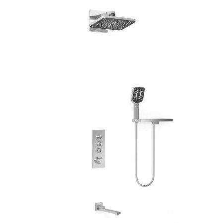 Душевая система Vincea VSFW-433TI4RCH встраиваемая в стену цвет хром с термостатом