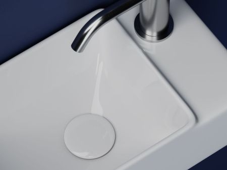 Раковина из сантехнического фарфора Ceramica Nova ELEMENT CN5045 40х20 подвесная цвет белый 1 отверстие под смеситель