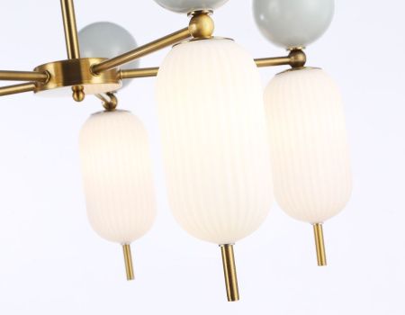 Люстра на штанге Ambrella Light Ceramo Modern (Церамо Модерн) LH53104