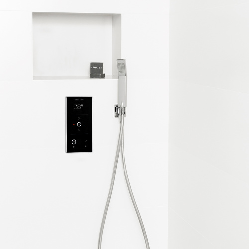 Смеситель Clever iClever PLUS 61518 встраиваемый черный - фото 3