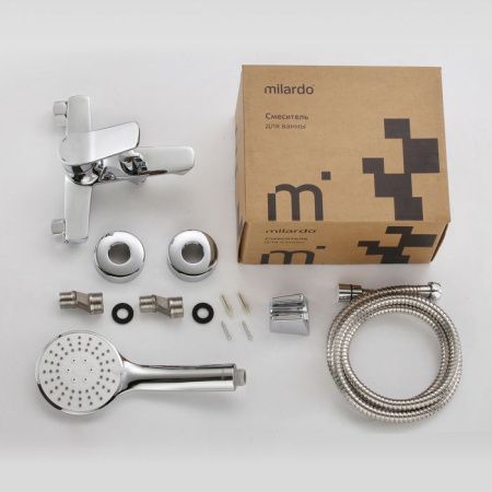 Смеситель для ванны Milardo Enjoy ENJSB00M02 настенный хром