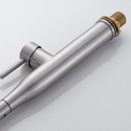 Смеситель для кухни Shevanik S123L-9 на мойку сатин