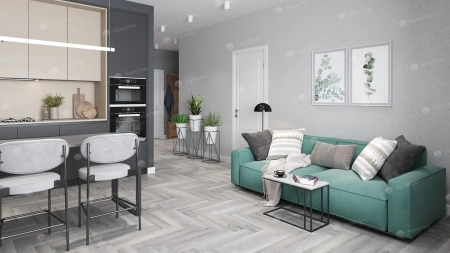 SPC ламинат Alpine Floor Parquet Light ECO 13-18 MC Дуб Лейтена толщина 0.4 см 43 класс 600х125