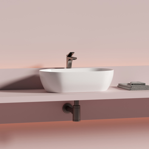 Раковина Ceramica Nova TWIST 50 см CN12001 накладная цвет белый - фото 2