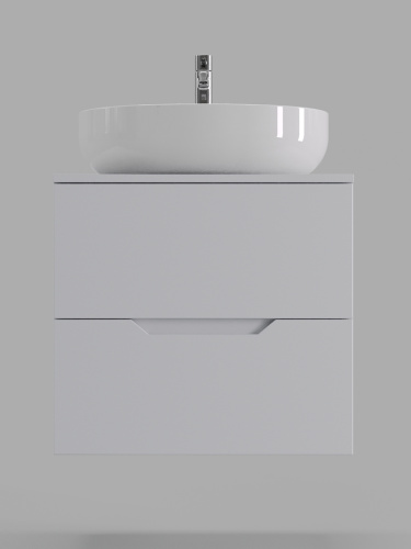 Тумба с раковиной Orange Line Li-60TuwMDF+B05-520W 60,5х46х70 - фото 3