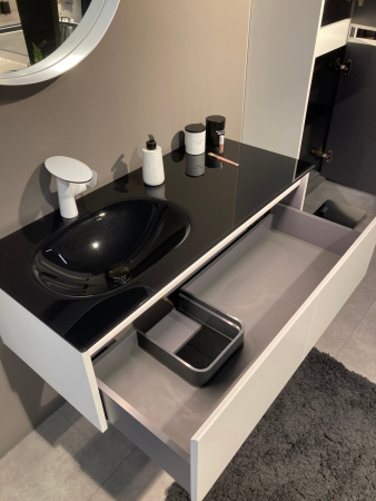 Тумба с раковиной Orka Lisbon 5001426 90х50х35 цвет белый матовый