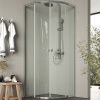 Душевой уголок Agger A01-080TCR/G 80х80 стекло прозрачное профиль хром без поддона