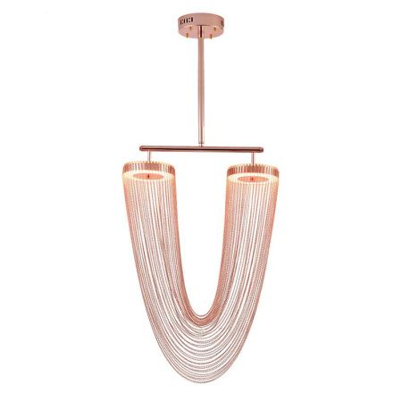 Люстра на штанге Delight Collection Otero (Отеро) 8608P copper