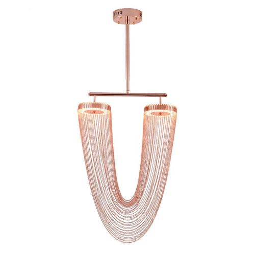 Люстра на штанге Delight Collection Otero (Отеро) 8608P copper - фото 2