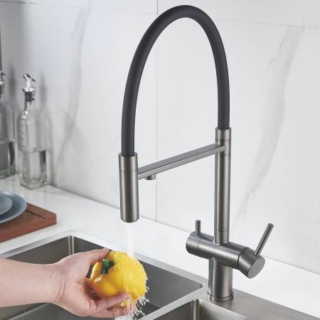 Смеситель для кухни Maretti Calabria CA31RGF11 на мойку серый