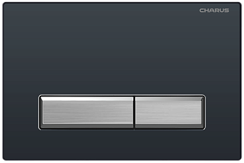 Клавиша смыва механическая CHARUS Raiden FP.321.BBN.01 цвет черный глянцевый
