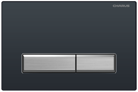 Сет унитаз + инсталляция + кнопка 111.300.00.5+FP.321.BBN.01+AM25010 Nero
