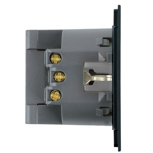 Розетка 1-местная з/ш с/з 16А + USB + Type C Stekker Мия 50452 - фото 3