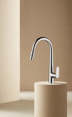 Смеситель для кухни Arrow AG4519CP на мойку хром