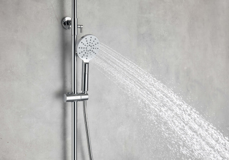 Душевая стойка Aquatek ВЕГА AQ2040CR настенная цвет хром