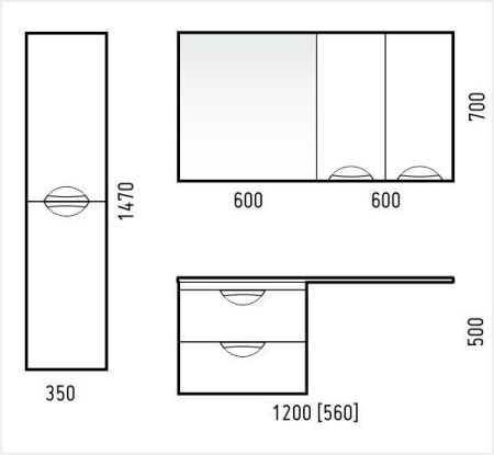Зеркало Corozo Алиот SD-00000604 60х70