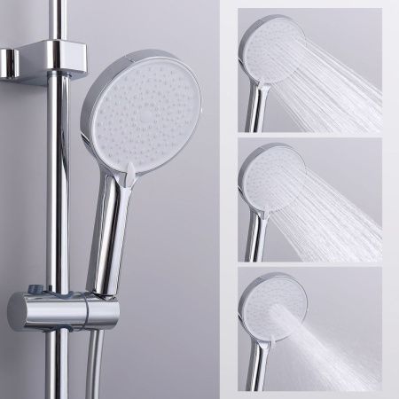 Душевая стойка Splenka S50.24 настенная цвет хром